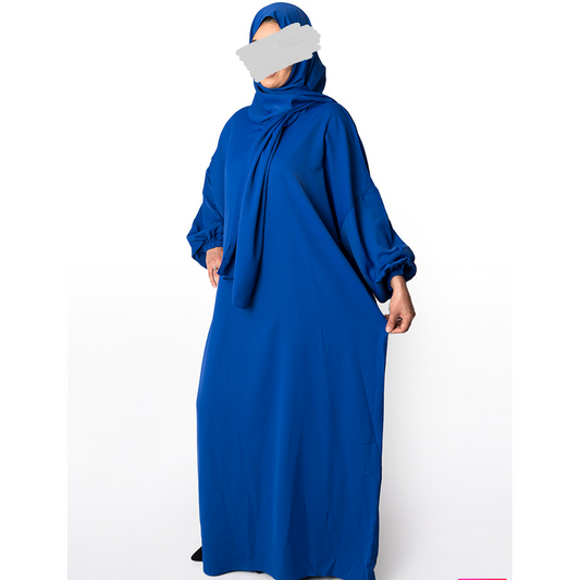 INAYA ABAYA WITH ATTACHED HIJAB (All Colors)