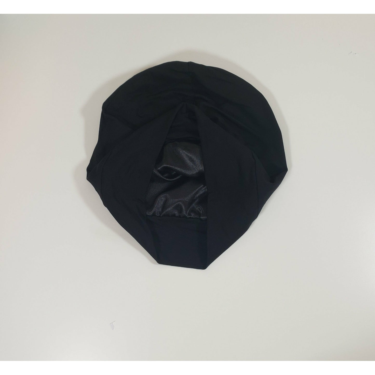 BLACK- SATIN UNDERCAP