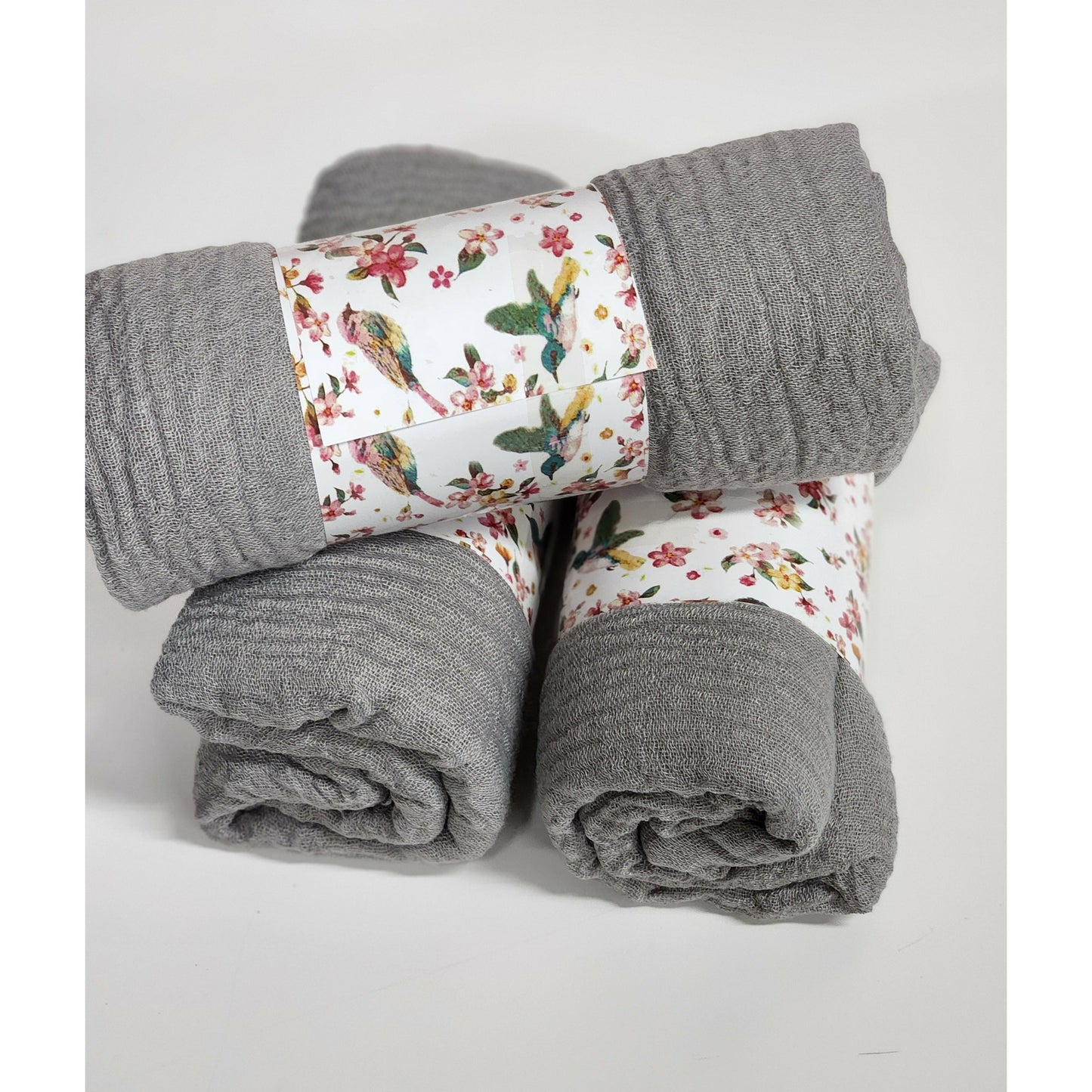 LIGHT GREY- COTTON CRINKLE HIJAB
