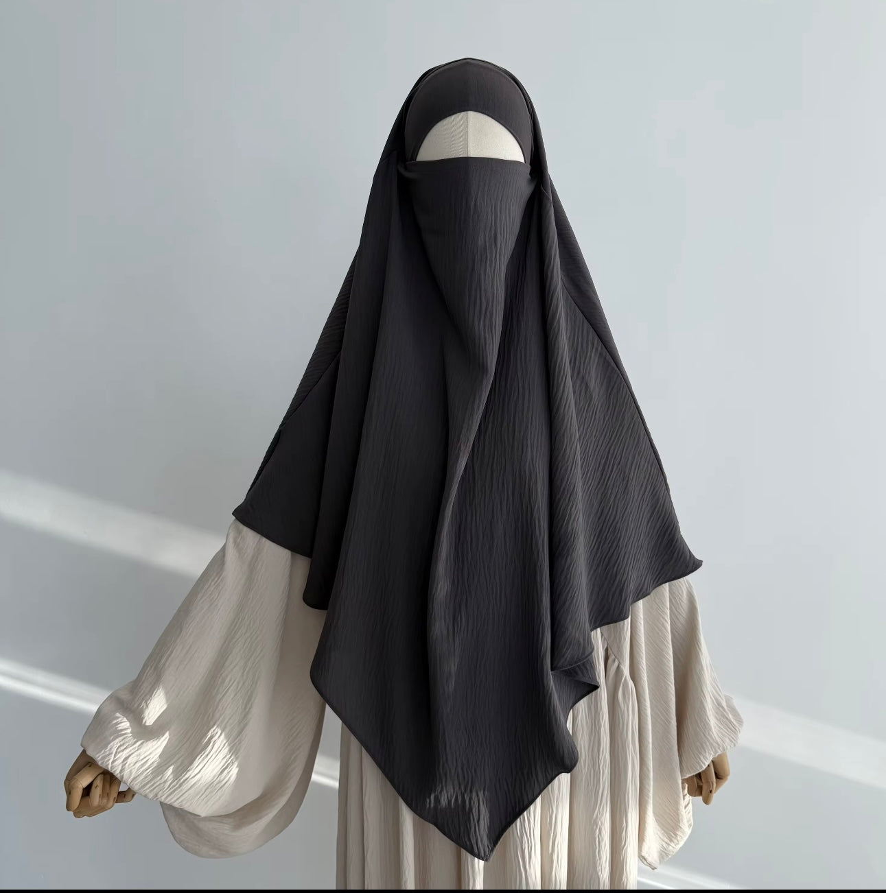 SINGLE LAYER CREPE KHIMAR