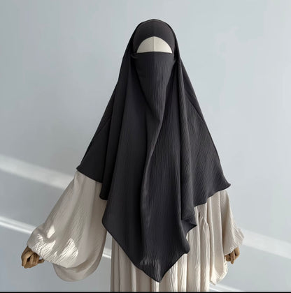 SINGLE LAYER CREPE KHIMAR