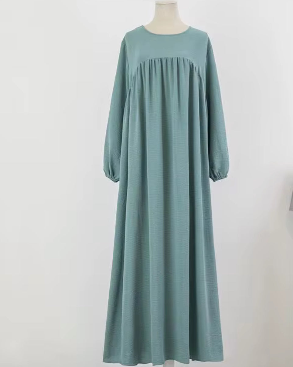 BASIC CRINKE ABAYA
