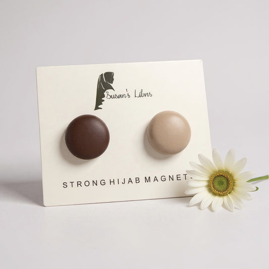 Mocha & Cream Hijab Magnets