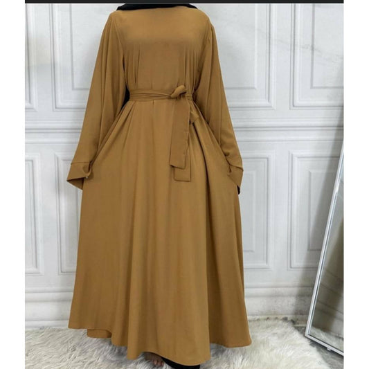 JALILA ABAYA- NUDE BROWN