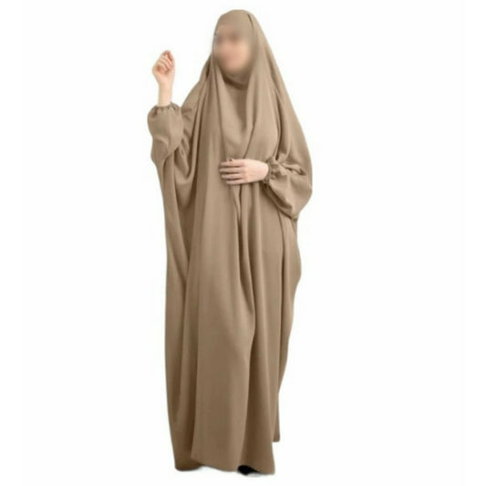 BEIGE - ONE PIECE JILBAB