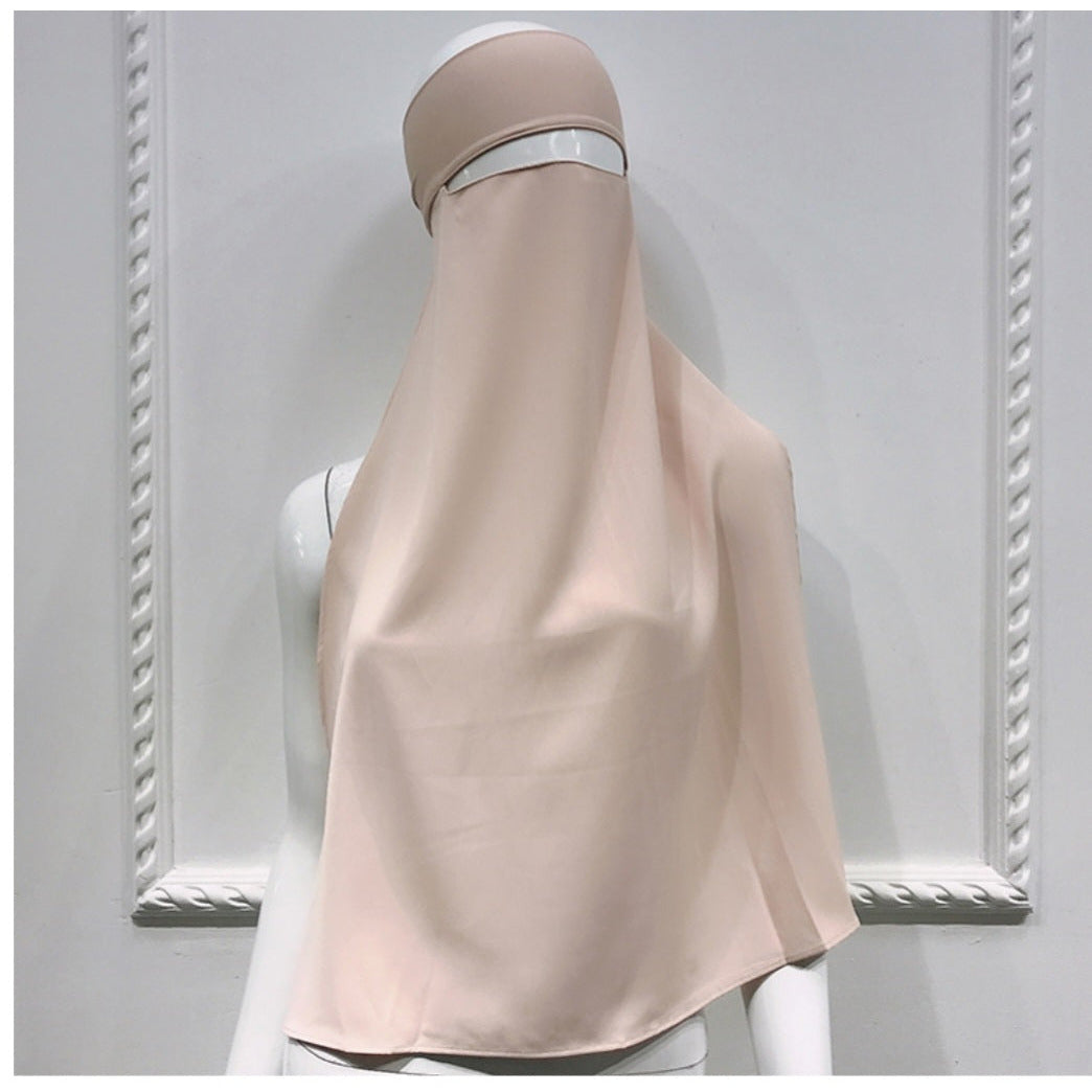 SINGLE NIQAB WITH STRINGS (all colors)