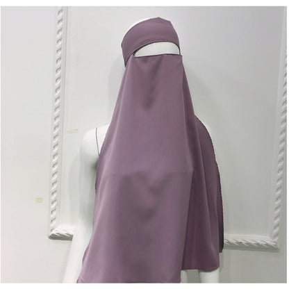 SINGLE NIQAB WITH STRINGS (all colors)