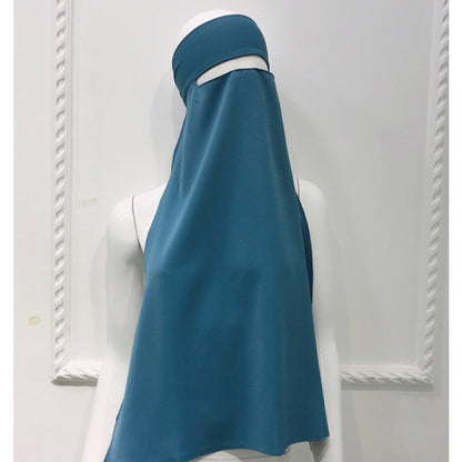 SINGLE NIQAB WITH STRINGS (all colors)