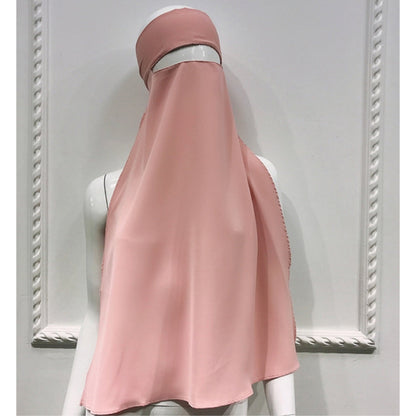 SINGLE NIQAB WITH STRINGS (all colors)