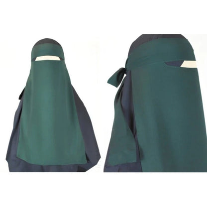 SINGLE NIQAB WITH STRINGS (all colors)