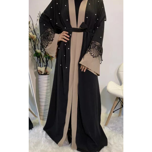 BLACK- PEARL ABAYA